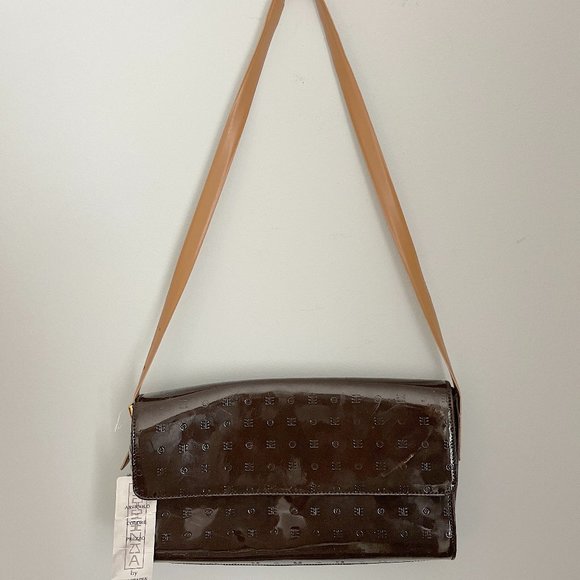 ARCADIE BAG 19 IN TAMARIND BROWN SHINY CALFSKIN main image 1